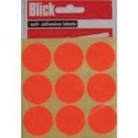 Blick Red Coloured Labels in Bags Round 29mm Pack of 720 RS005155