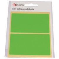 blick green fluorescent labels in bags 50x80mm pack of 160 rs010654