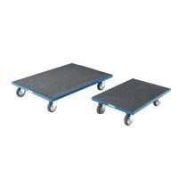 blue container dolly with anti slip surface 312953