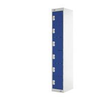 Blue Door 450mm Deep Six Compartment Locker MC00067