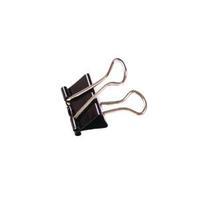 black 25mm foldback clip pack of 100 22781