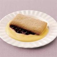 Blackcurrant Pie & Custard