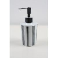 Black Stripe Ceramic Soap Dispenser