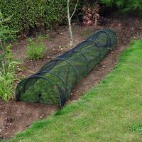 Black Net Grow Tunnel Cloche (3m) by Kingfisher