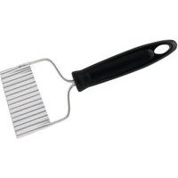 Black Handled Stainless Steel Crinkle Chip Cutter