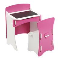 Blush Desk and Chair