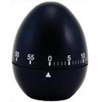 Black Mechanical Egg Shaped Timer