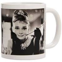Black & White Audrey Hepburn Ceramic Mug