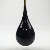 black plastic teardrop 100mm black