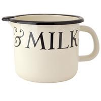 Black Toast Enamel Milk Pot