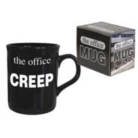 Black Slogan Novelty Mug - The Office Creep