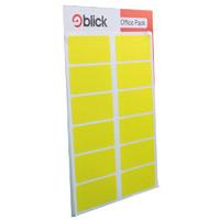 BLICK COLOUR LABEL FP 25X50 YLW ...