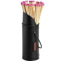 Black Matchstick Holder With 60 Matches