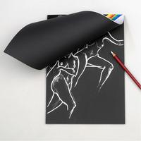 Black A4 Drawing Pad