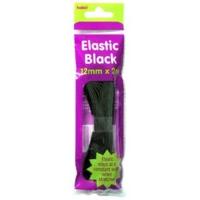 Black Elastic Polyester Hair Band