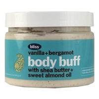 Bliss Vanilla + Bergamot Body Buff with Shea Butter &amp; Sweet Almond Oil 340g