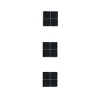 black tiles 55 x 55mm