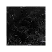 Black Gloss Marble Effect Floor Tiles - 333x333x8mm