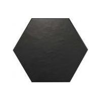 Black Saga Hexagon Tiles - 200x175x8mm