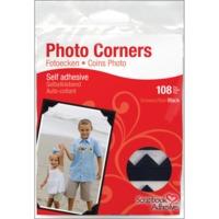 Black Pack Of 108 Photo Corners