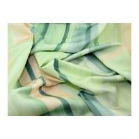 Blocks Print Polyester Fabric Olive