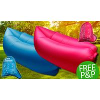 Blue Inflatable Relaxing Lounger