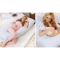 Blue U-Shape Full Body Pillow