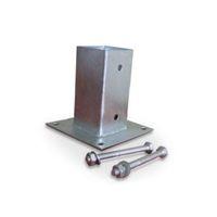 Blooma Steel Post Plate Support (L)90mm (W)90mm