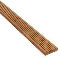 Blooma Brown Spruce Deck Board (T)24mm (W)120mm (L)2400mm