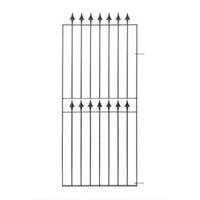 Blooma Metal Spear Top Gate (H)1.83m (W)0.81m