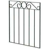 Blooma Steel Swirl Top Narrow Gate (H)850mm (W)770mm