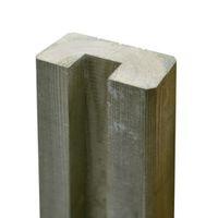 blooma neva pine half fence post h1800mm w70mm