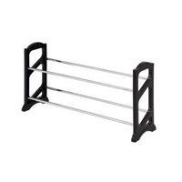 black silver stackable shoe rack w710mm