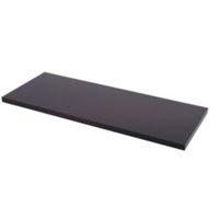 Black Glass Shelf Board (L)605mm (D)240mm