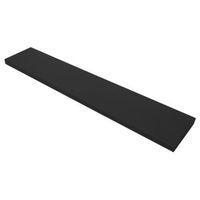 Black Floating Shelf (L)1182mm (D)237mm