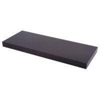 Black Floating Shelf (L)602mm (D)237mm