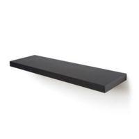 Black Floating Shelf (L)802mm (D)237mm