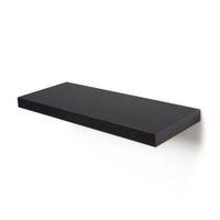 Black Floating Shelf (L)602mm (D)237mm