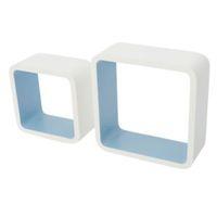 blue cube shelf l261mm d261mm pack of 2