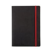 Black n Red BLACK (A6) Business Journal Soft Cover 90gsm Numbered Pages