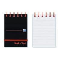 black n red a7 reporters notebook with 140 ruled pages pack of 5 noteb ...