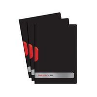 Black n Red by Elba (A4) 80mm Lever Arch File