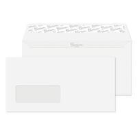 Blake Premium Business (DL) 120gsm Woven Peel & Seal Window Wallet Envelopes (High White x 500)