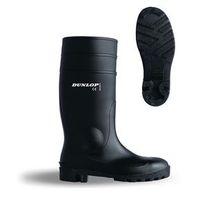 BLACK PVC FULL SAFETY WELLINGTON. SAFETY TOE-CAP AND MIDSOLE SIZE 11
