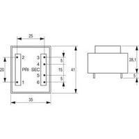 block pcb mount transformer 32va