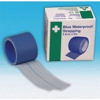 BLUE WATERPROOF STRAPPING 2.5CMX5M