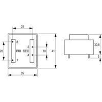 Block - PCB Mount Transformer 3.2VA