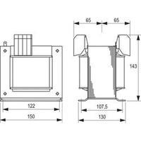 Block , 800VA Transformer, 230V & 400V to