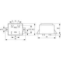 block pcb mount transformer 10va