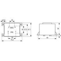 block pcb mount transformer 16va